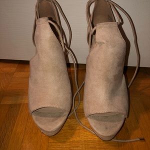 Lace up heels from Aldo